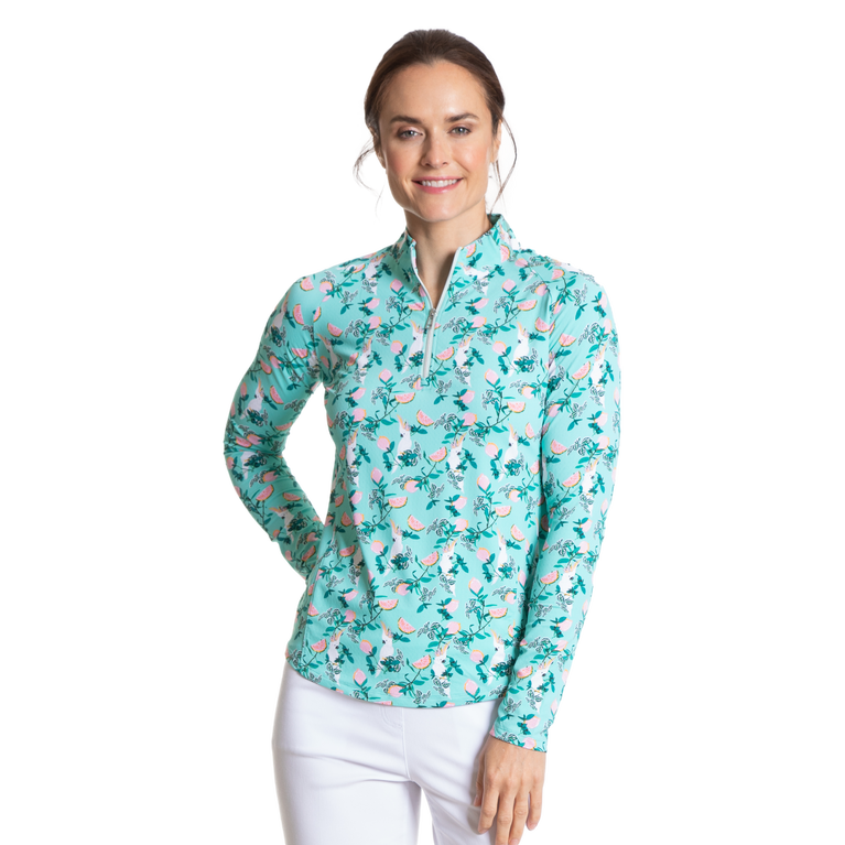 Cockatoo  Cooling Quarter Zip Pull Over